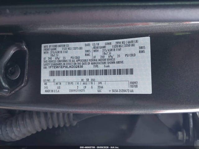 2020 FORD F-150 XLT 9