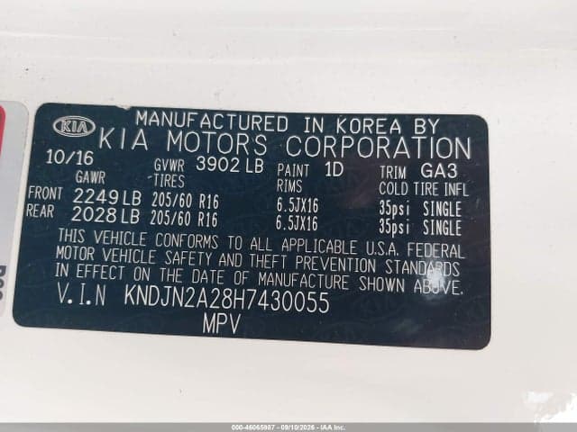 2017 KIA SOUL 9