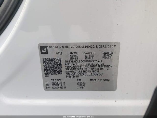 2020 GMC TERRAIN AWD SLT 9