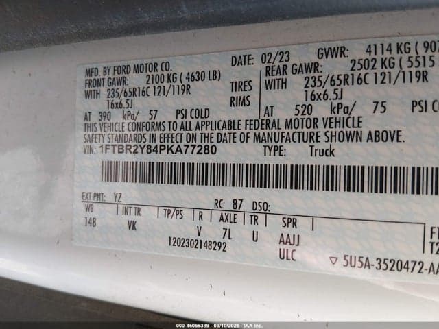 2023 FORD TRANSIT-250 9