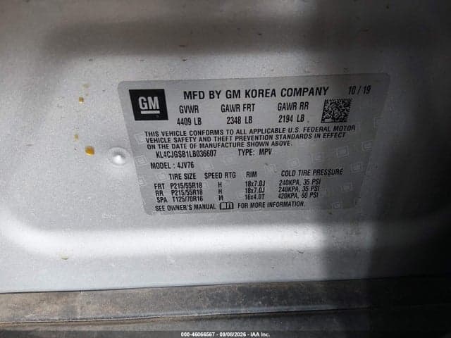 2020 BUICK ENCORE AWD ESSENCE 9