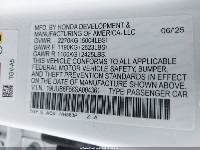 2025 ACURA TLX A-SPEC PACKAGE 9