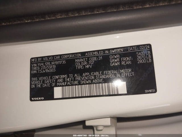 2024 VOLVO XC60 B5 PLUS DARK THEME 9
