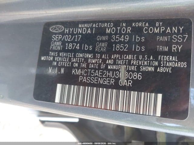 2017 HYUNDAI ACCENT SE 5