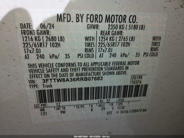 2024 FORD MAVERICK XL 9