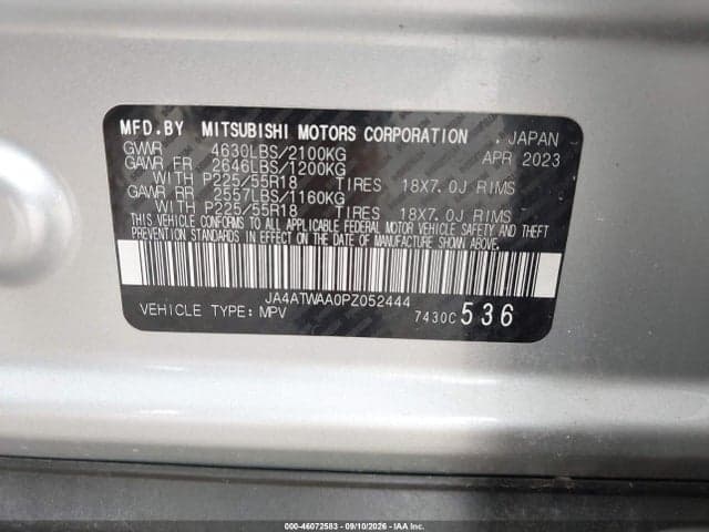 2023 MITSUBISHI ECLIPSE CROSS SE S-AWC 9