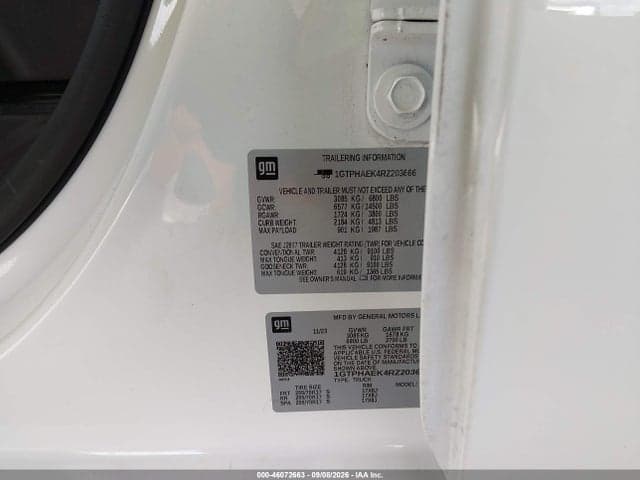 2024 GMC SIERRA 1500 2WD SHORT BOX PRO 9