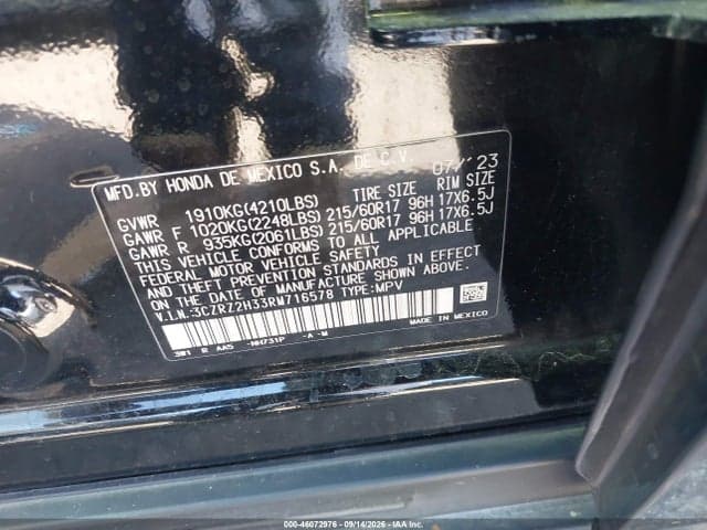2024 HONDA HR-V AWD LX 9