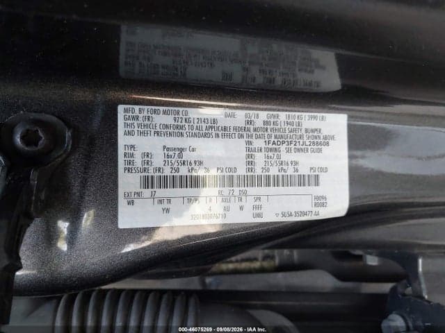 2018 FORD FOCUS SE 9