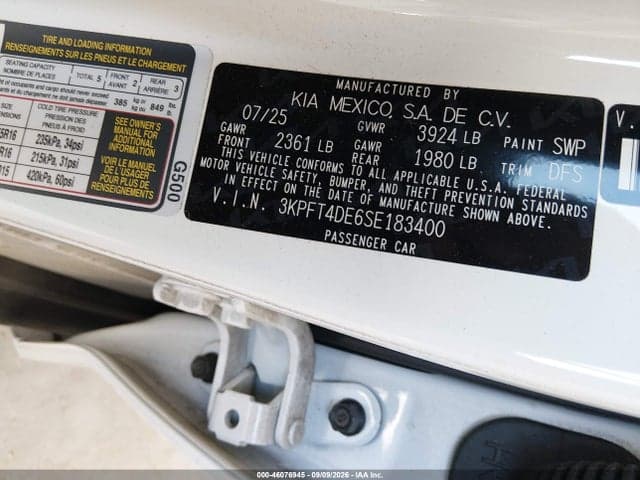 2025 KIA K4 LXS 9