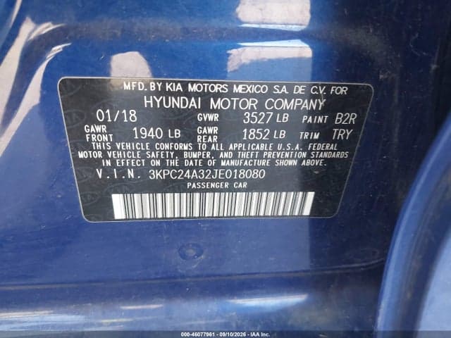2018 HYUNDAI ACCENT SE 9