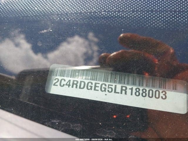 2020 DODGE GRAND CARAVAN GT 9