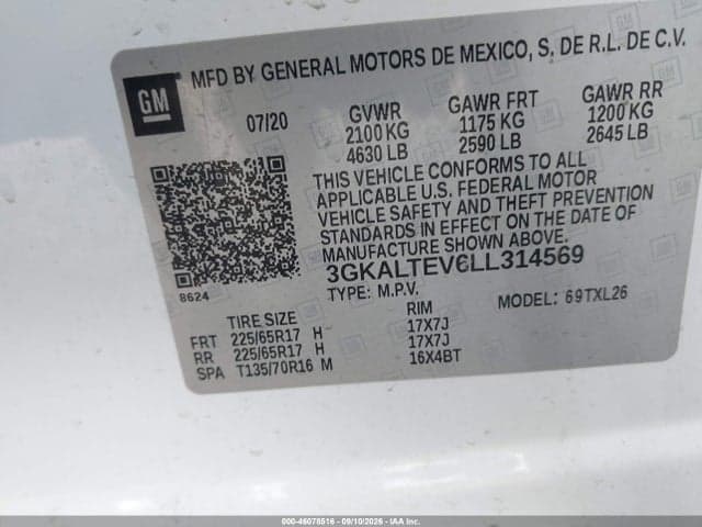 2020 GMC TERRAIN AWD SLE 9