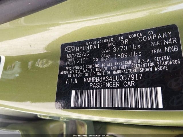 2020 HYUNDAI VENUE SE 9
