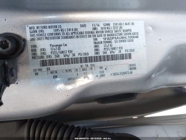 2017 FORD C-MAX HYBRID SE 9