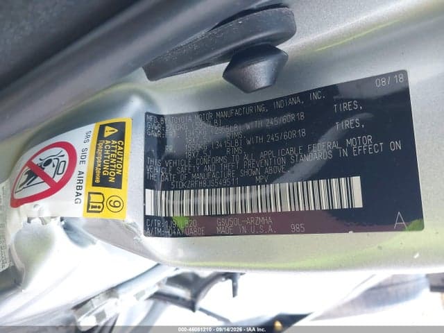 2018 TOYOTA HIGHLANDER XLE 9