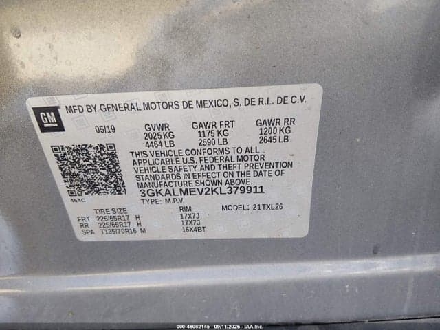 2019 GMC TERRAIN SLE 9
