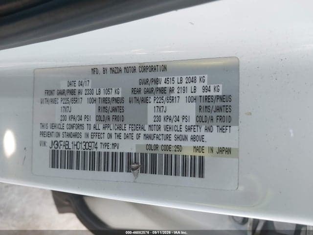 2017 MAZDA CX-5 SPORT 9
