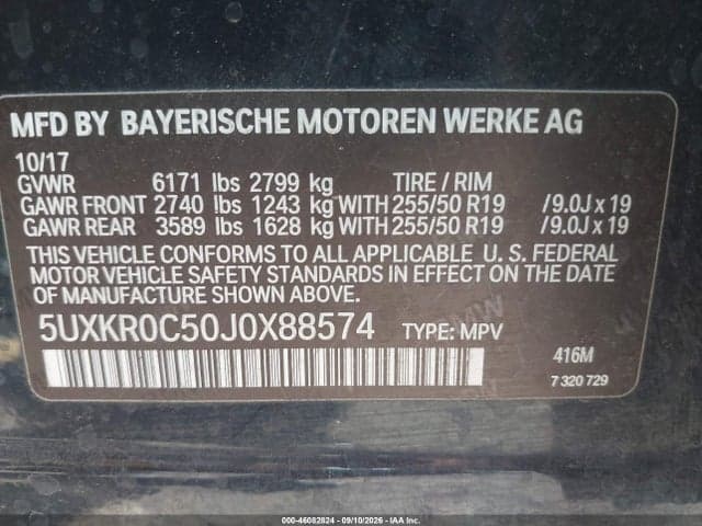 2018 BMW X5 XDRIVE35I 9