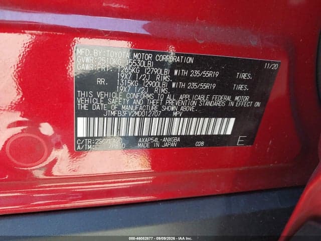 2021 TOYOTA RAV4 PRIME XSE 9