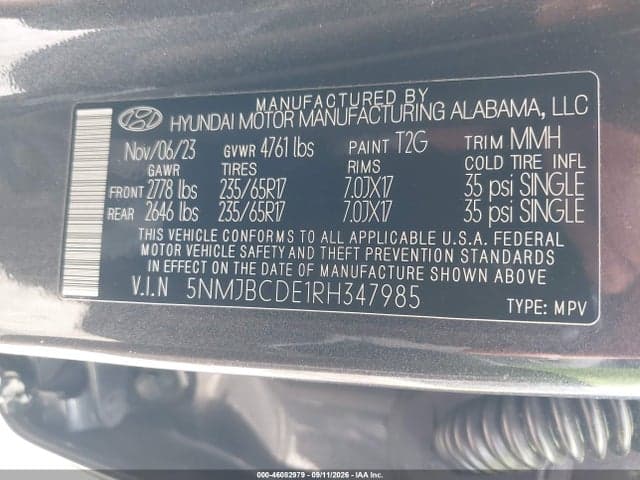 2024 HYUNDAI TUCSON SEL 9
