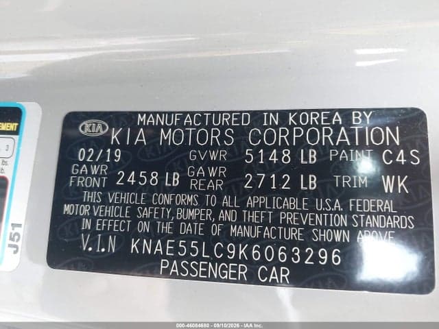 2019 KIA STINGER GT2 9