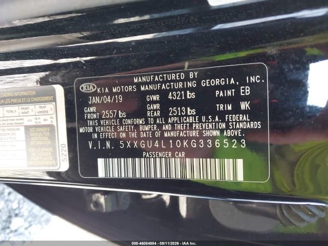 2019 KIA OPTIMA EX 9
