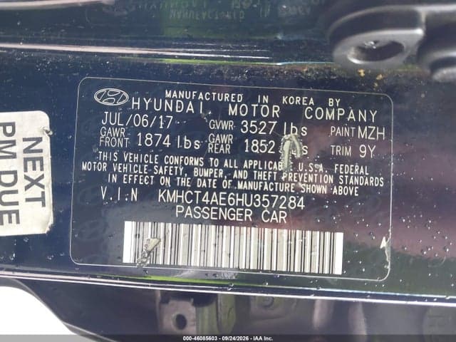2017 HYUNDAI ACCENT VALUE EDITION 9