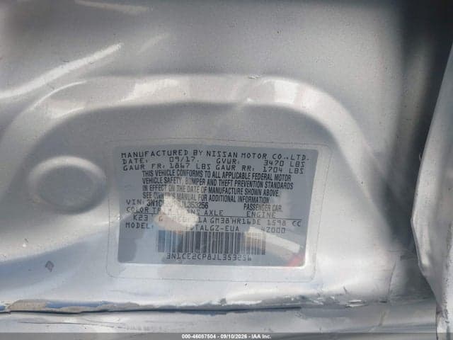2018 NISSAN VERSA NOTE SR 9