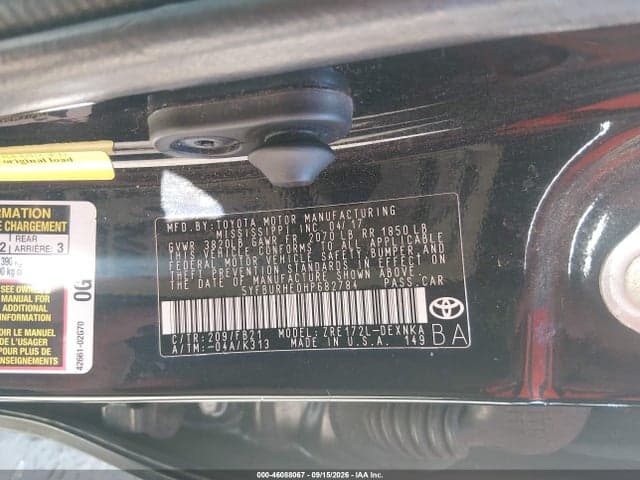 2017 TOYOTA COROLLA LE 9