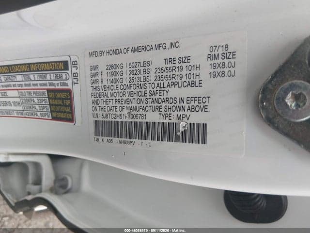 2019 ACURA RDX TECHNOLOGY PACKAGE 9