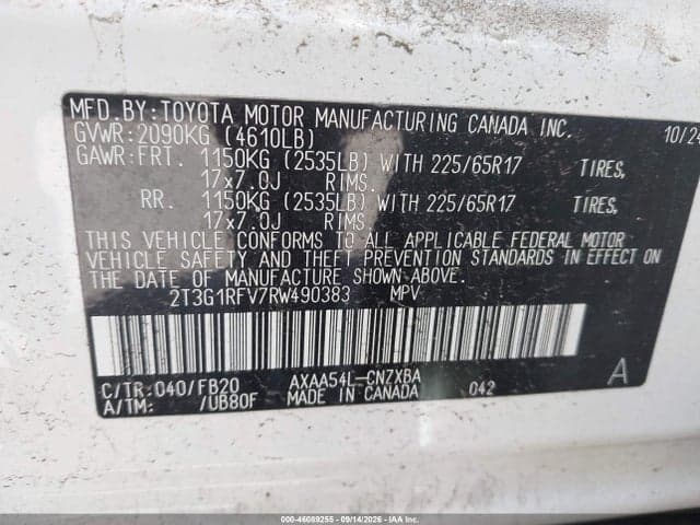 2024 TOYOTA RAV4 LE 9