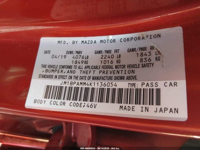 2019 MAZDA MAZDA3 PREFERRED PACKAGE 9