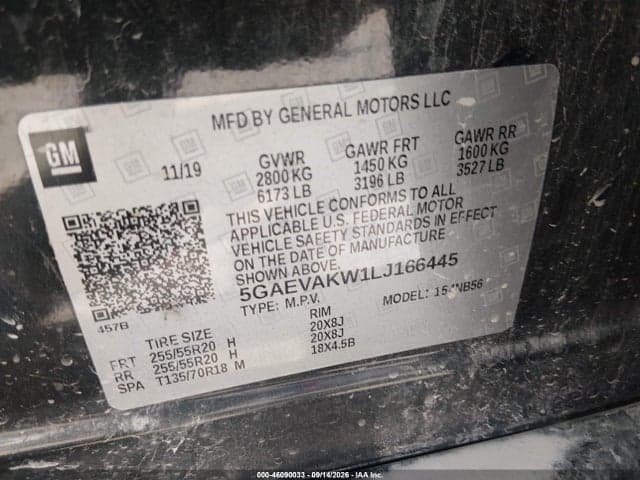 2020 BUICK ENCLAVE AWD ESSENCE 9