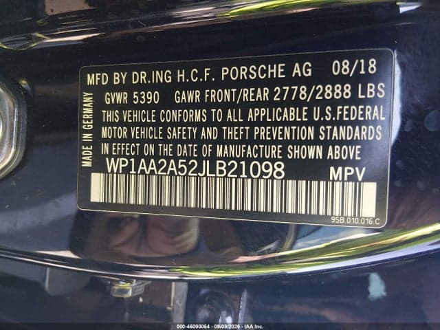 2018 PORSCHE MACAN 10