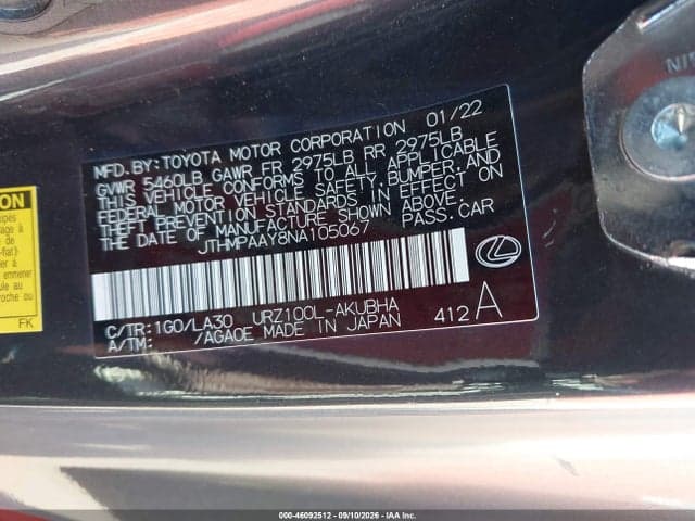 2022 LEXUS LC 500 9