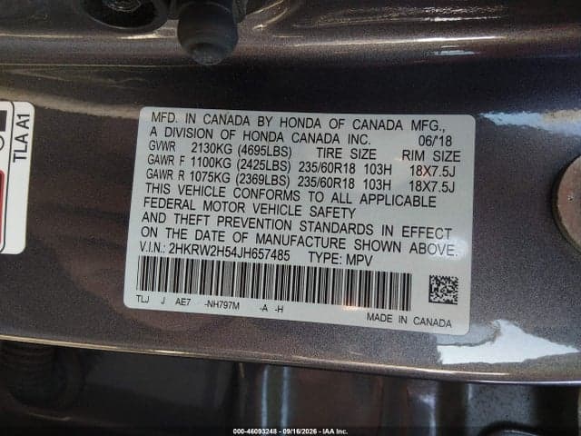 2018 HONDA CR-V EX 9