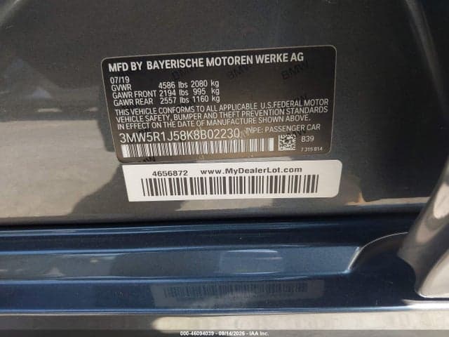 2019 BMW 330I 9