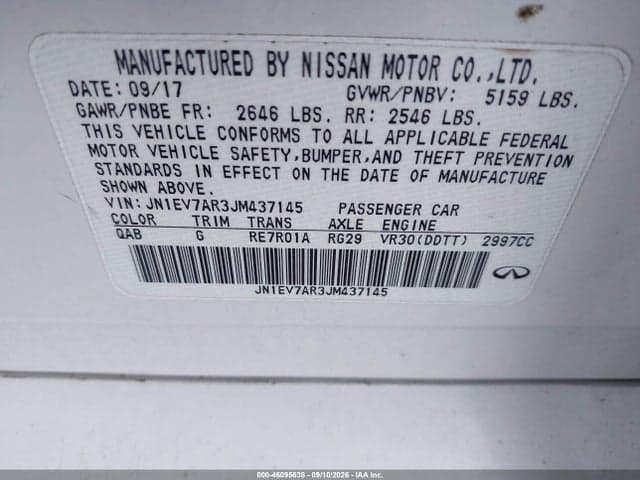 2018 INFINITI Q50 3.0T LUXE 9