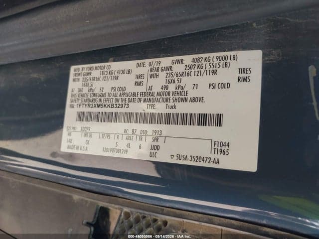 2019 FORD TRANSIT-250 9
