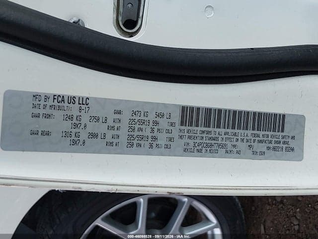 2017 DODGE JOURNEY SXT 9