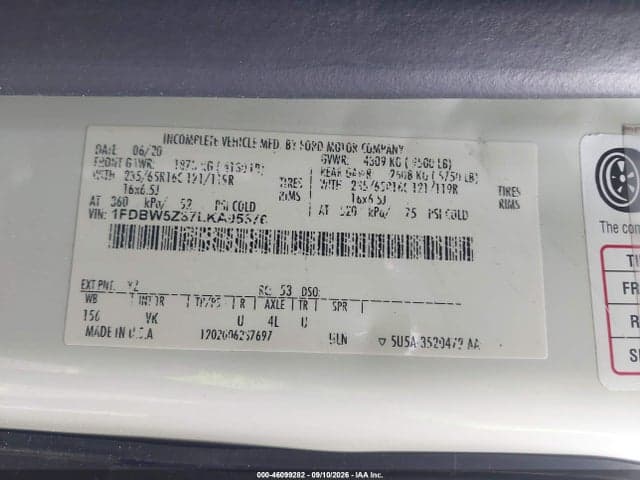 2020 FORD TRANSIT-350 CAB 9