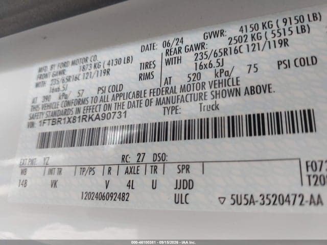 2024 FORD TRANSIT-250 9