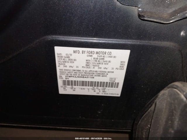 2022 FORD EDGE SEL 9