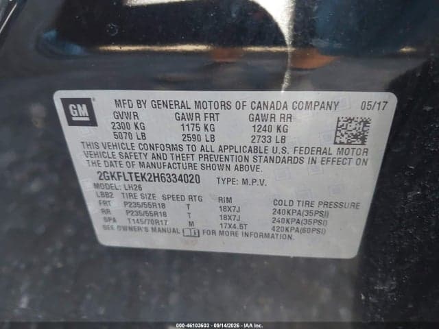 2017 GMC TERRAIN SLE-2 9