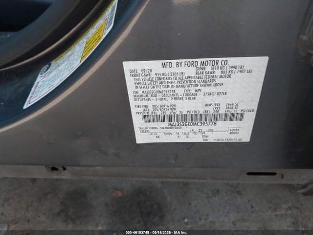 2021 FORD ECOSPORT SE 9