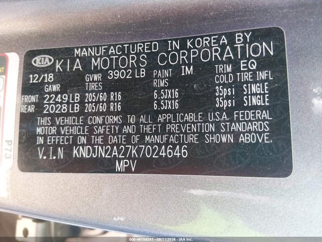 2019 KIA SOUL 7