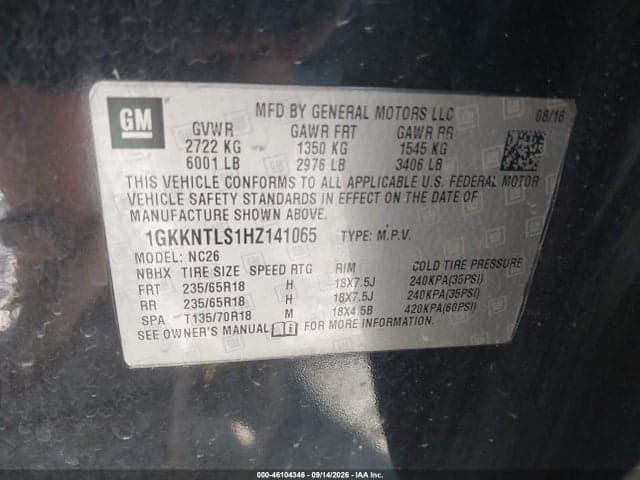 2017 GMC ACADIA SLE-2 9