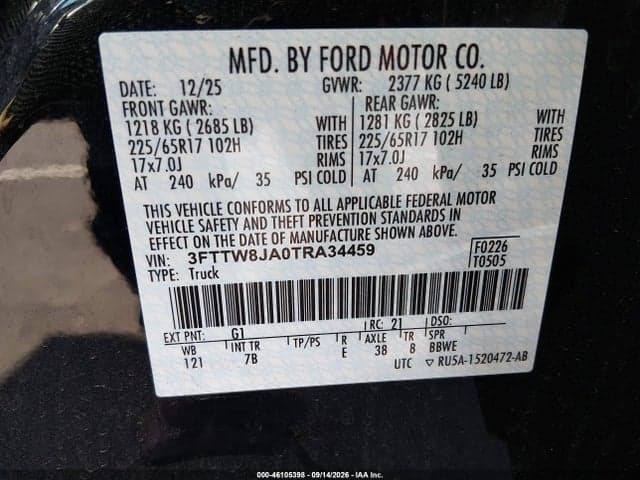 2026 FORD MAVERICK XLT 9