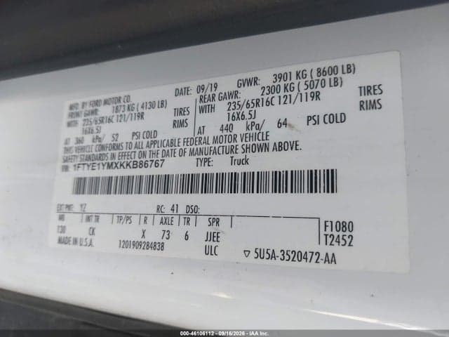 2019 FORD TRANSIT-150 9